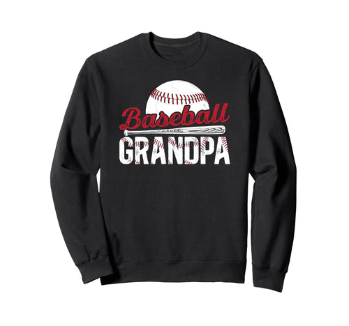 Baseball Grandpa Baseball Player Sweatshirt - Graphic Print Men Women - T-Shirt, Sweatshirt, Hoodie