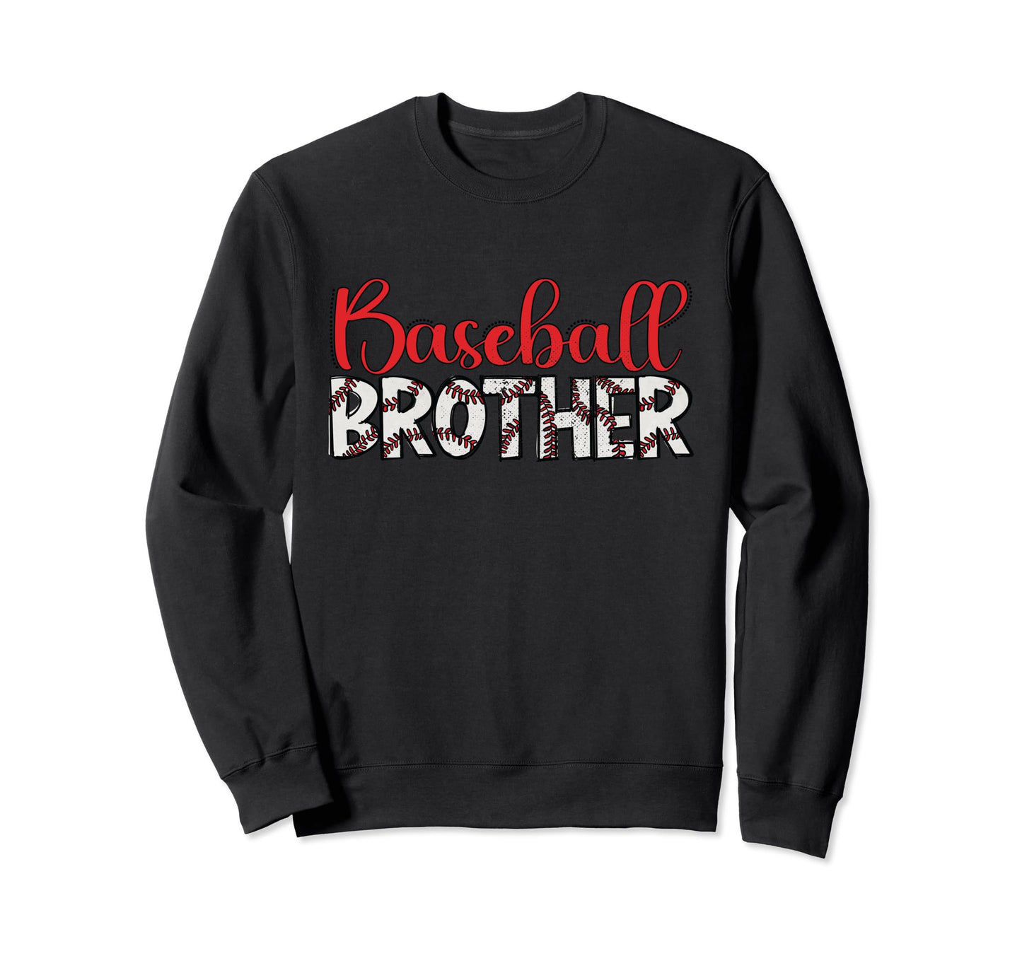 Baseball Brother Funny Sporty Sweatshirt - Minimalist Print Unisex - T-Shirt, Sweatshirt, Hoodie