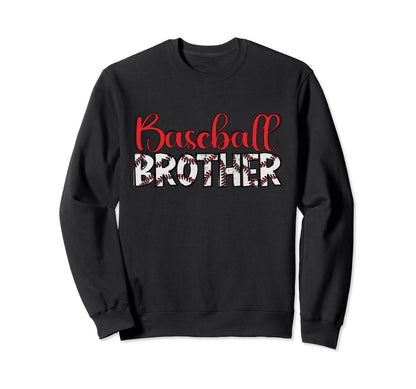 Baseball Brother Funny Sporty Sweatshirt - Minimalist Print Unisex - T-Shirt, Sweatshirt, Hoodie