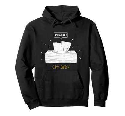 Cry Aesthetic Edgy Streetwear Hoodie - Aesthetic Graphic Unisex - T-Shirt, Sweatshirt, Hoodie