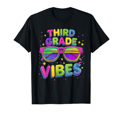 Third Grade Vibes 3Rd Grade Team 1St T-Shirt - Aesthetic Graphic Unisex - T-Shirt, Sweatshirt, Hoodie