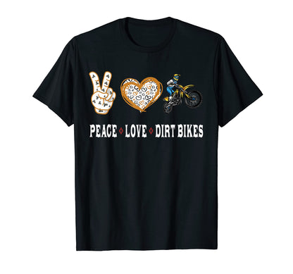 Motocross Mx Lovers Riding Peace Bike T-Shirt - Streetwear Style Men Women - T-Shirt, Sweatshirt, Hoodie