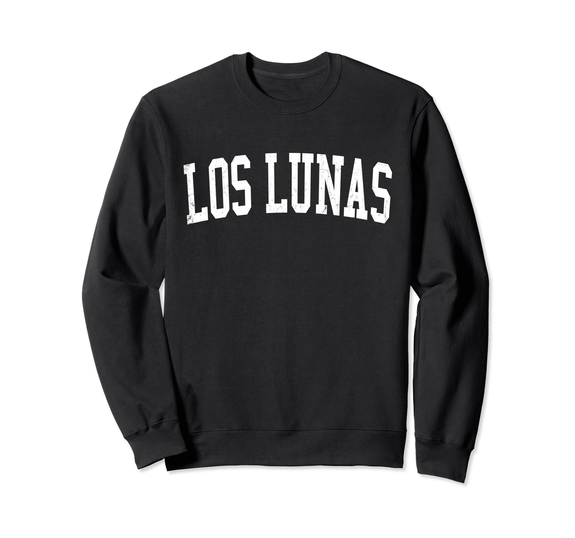Los Lunas Nm Distressed White Sweatshirt - Unique Graphic for Adults - T-Shirt, Sweatshirt, Hoodie