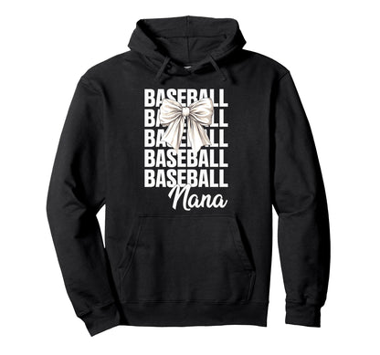 Baseball Nana Baseball Player Stylish Sport Hoodie - Trendy Graphic Unisex - T-Shirt, Sweatshirt, Hoodie