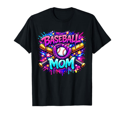 Baseball Mom Funny Mothers Day Ice T-Shirt - Unique Graphic Men Women - T-Shirt, Sweatshirt, Hoodie