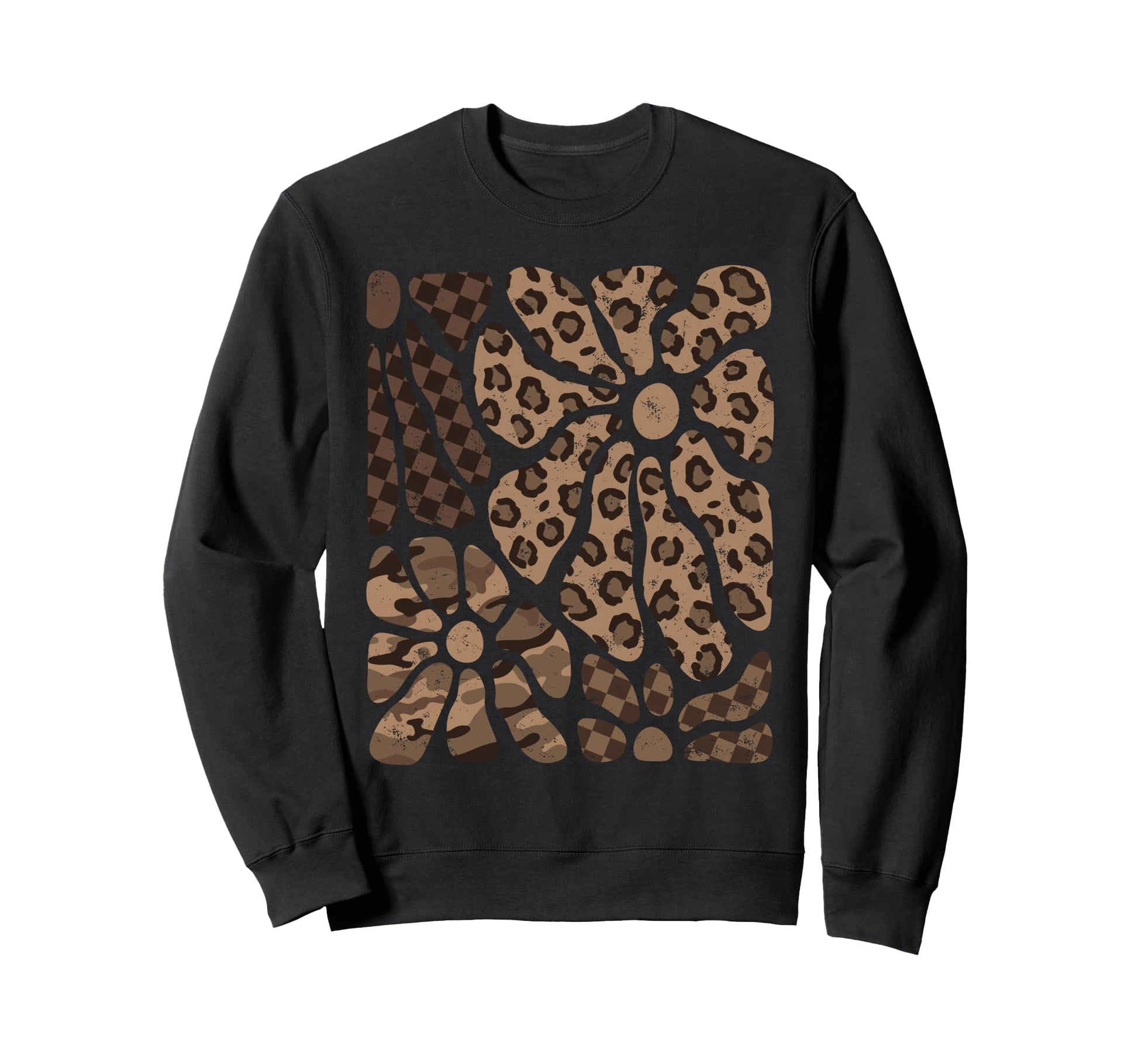 Floral Boho Wildflowers Western Camo Sweatshirt - Trendy Graphic Men Women - T-Shirt, Sweatshirt, Hoodie