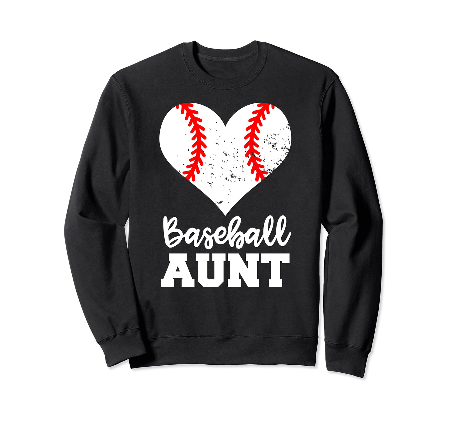 Baseball Aunt Funny Baseball Player Aunt Sweatshirt - Graphic Print Unisex - T-Shirt, Sweatshirt, Hoodie