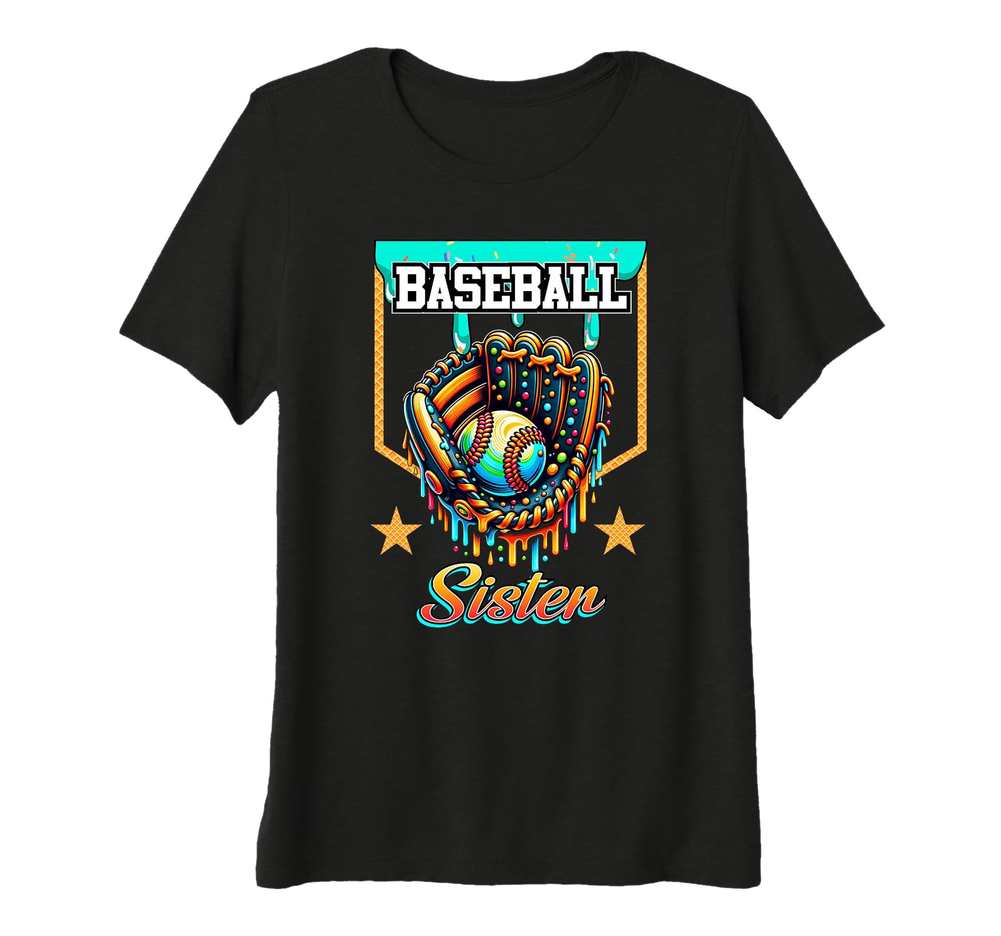 Baseball Drip Baseball Sister Ice T-Shirt - Minimalist Print Men Women - T-Shirt, Sweatshirt, Hoodie