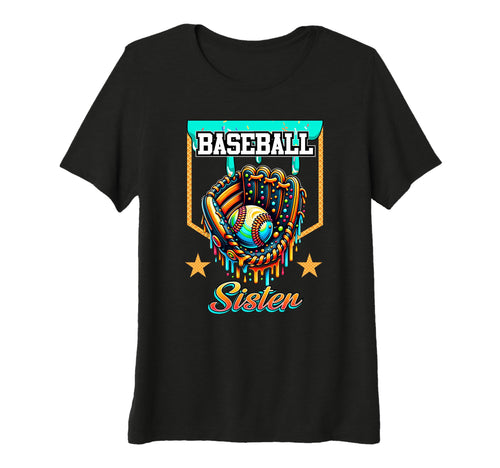 Baseball Drip Baseball Sister Ice T-Shirt - Minimalist Print Men Women - T-Shirt, Sweatshirt, Hoodie