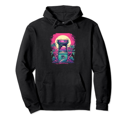 Vaperwave Aesthetic Glitch Anime Hoodie - Custom Art Print Unisex - T-Shirt, Sweatshirt, Hoodie
