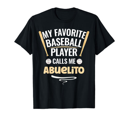My Favorite Baseball Player Calls T-Shirt - Fun Novelty Design Men Women - T-Shirt, Sweatshirt, Hoodie