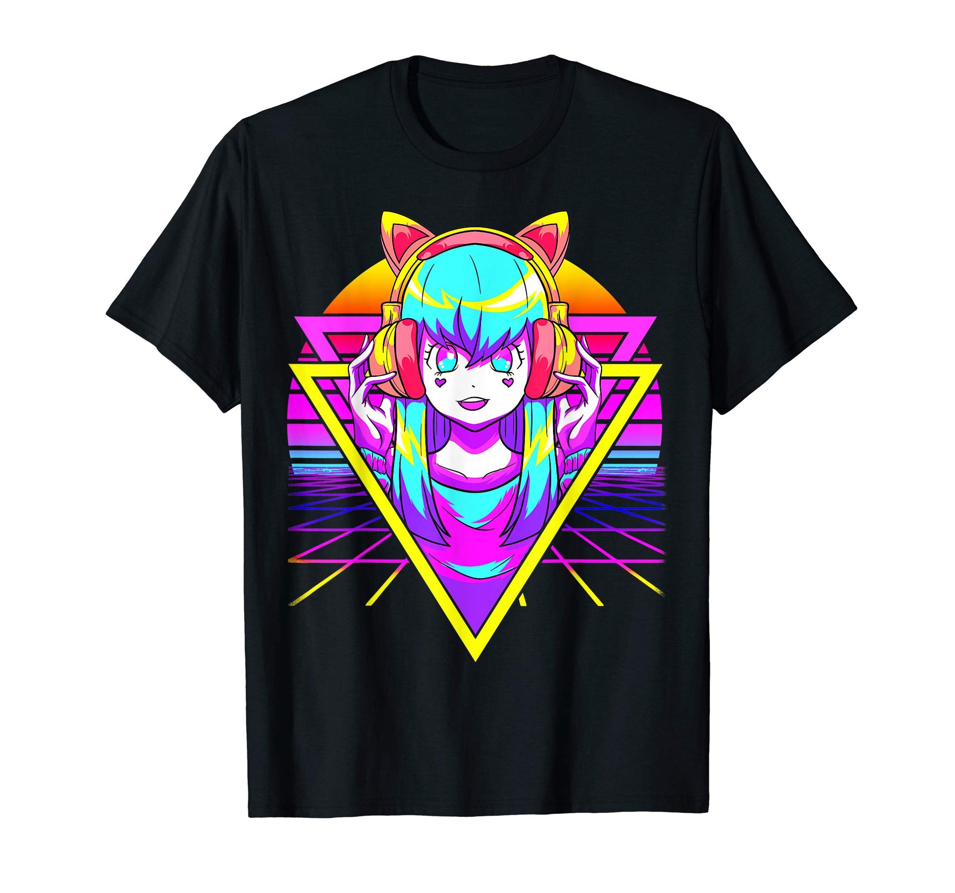 Vaporwave Aesthetic Anime Otaku T-Shirt - Unique Graphic Men Women - T-Shirt, Sweatshirt, Hoodie