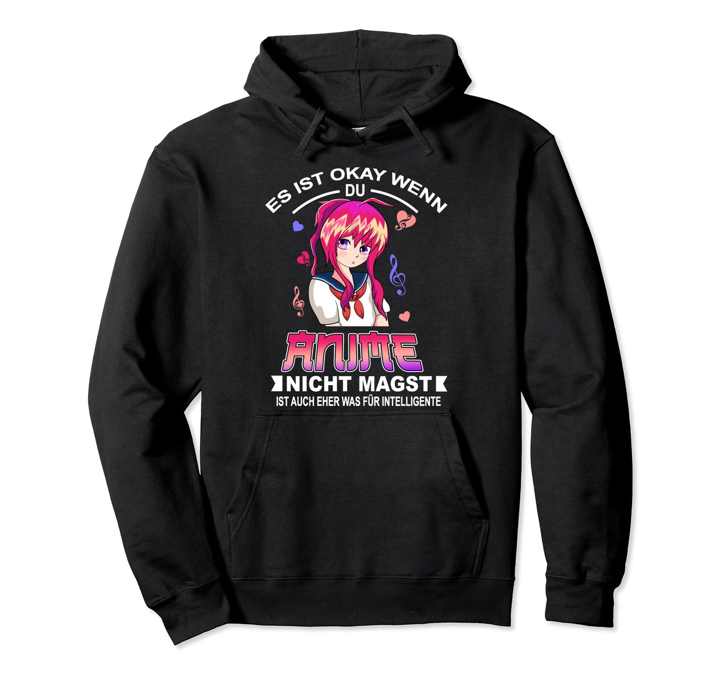 Anime Is What Intelligent Manga Hoodie - Aesthetic Graphic Men Women - T-Shirt, Sweatshirt, Hoodie