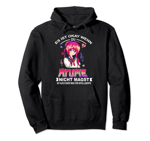 Anime Is What Intelligent Manga Hoodie - Aesthetic Graphic Men Women - T-Shirt, Sweatshirt, Hoodie