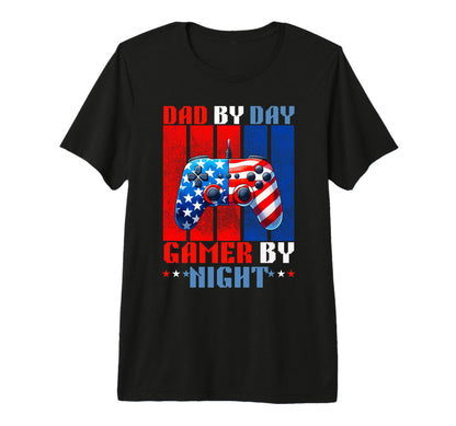 Dad Day Gamer Night Gaming Dad Fathers Day T-Shirt - Trendy Graphic Unisex - T-Shirt, Sweatshirt, Hoodie