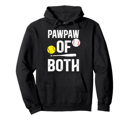 Pawpaw Both Softball Baseball Pawpaw Hoodie - Streetwear Style Men Women - T-Shirt, Sweatshirt, Hoodie