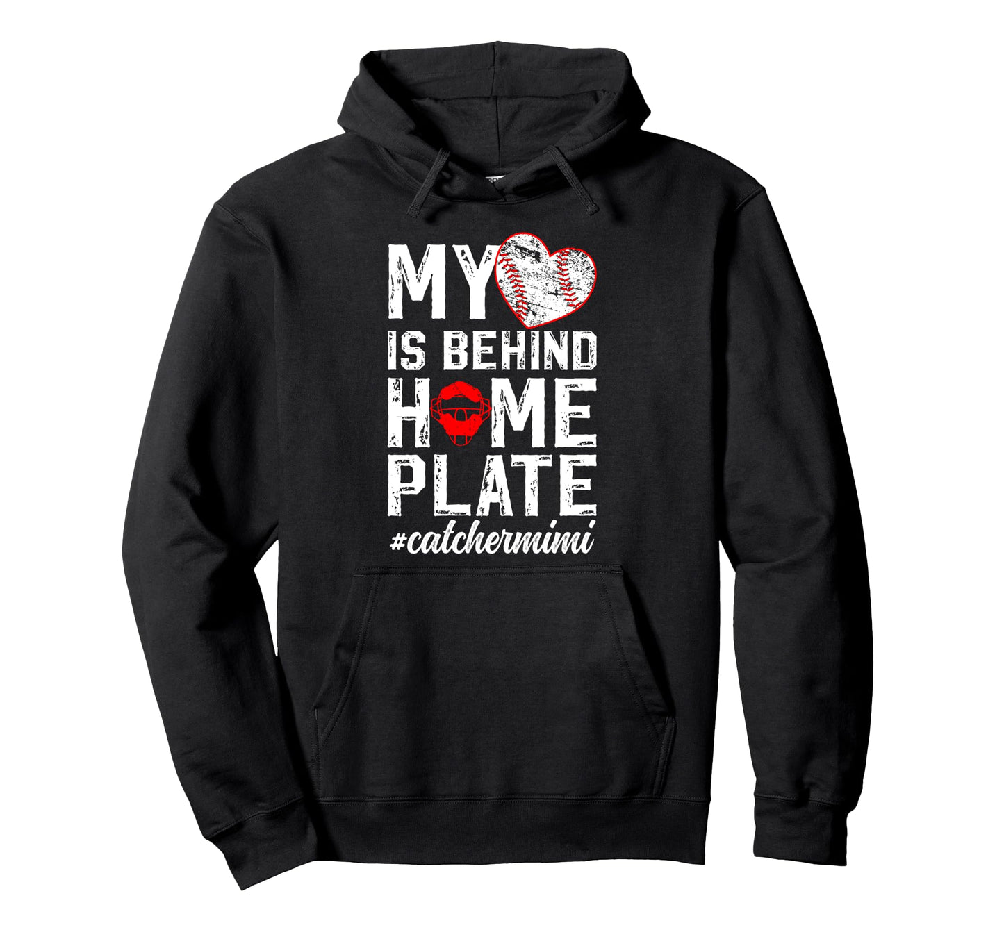 Proud Baseball Catcher Mimi Baseball Hoodie - Aesthetic Graphic for Adults - T-Shirt, Sweatshirt, Hoodie