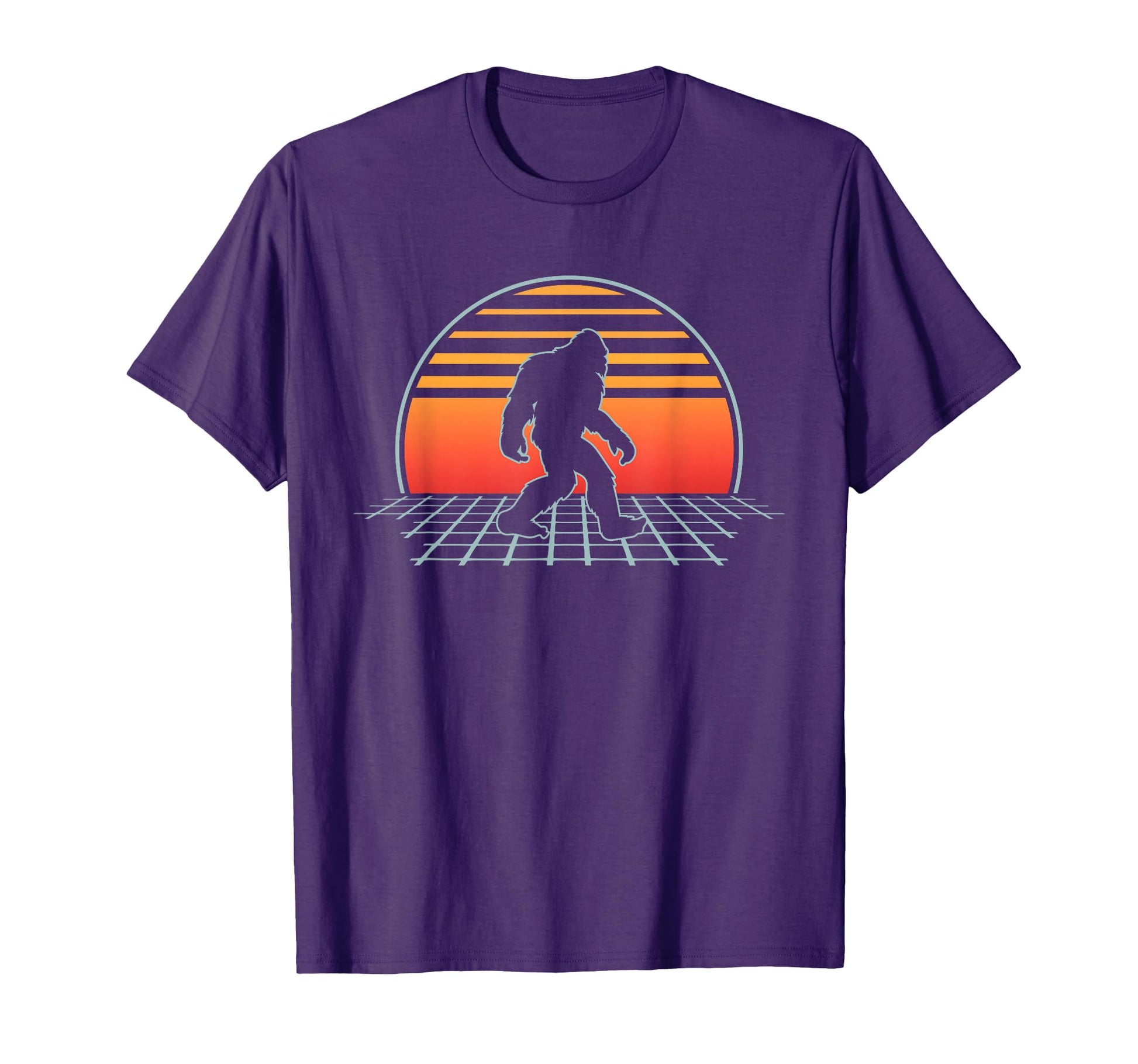 Bigfoot Yeti Sasquatch Vaporwave T-Shirt - Aesthetic Graphic for Adults - T-Shirt, Sweatshirt, Hoodie