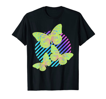 Psychedelic Butterfly Vaporwave T-Shirt - Aesthetic Graphic for Adults - T-Shirt, Sweatshirt, Hoodie