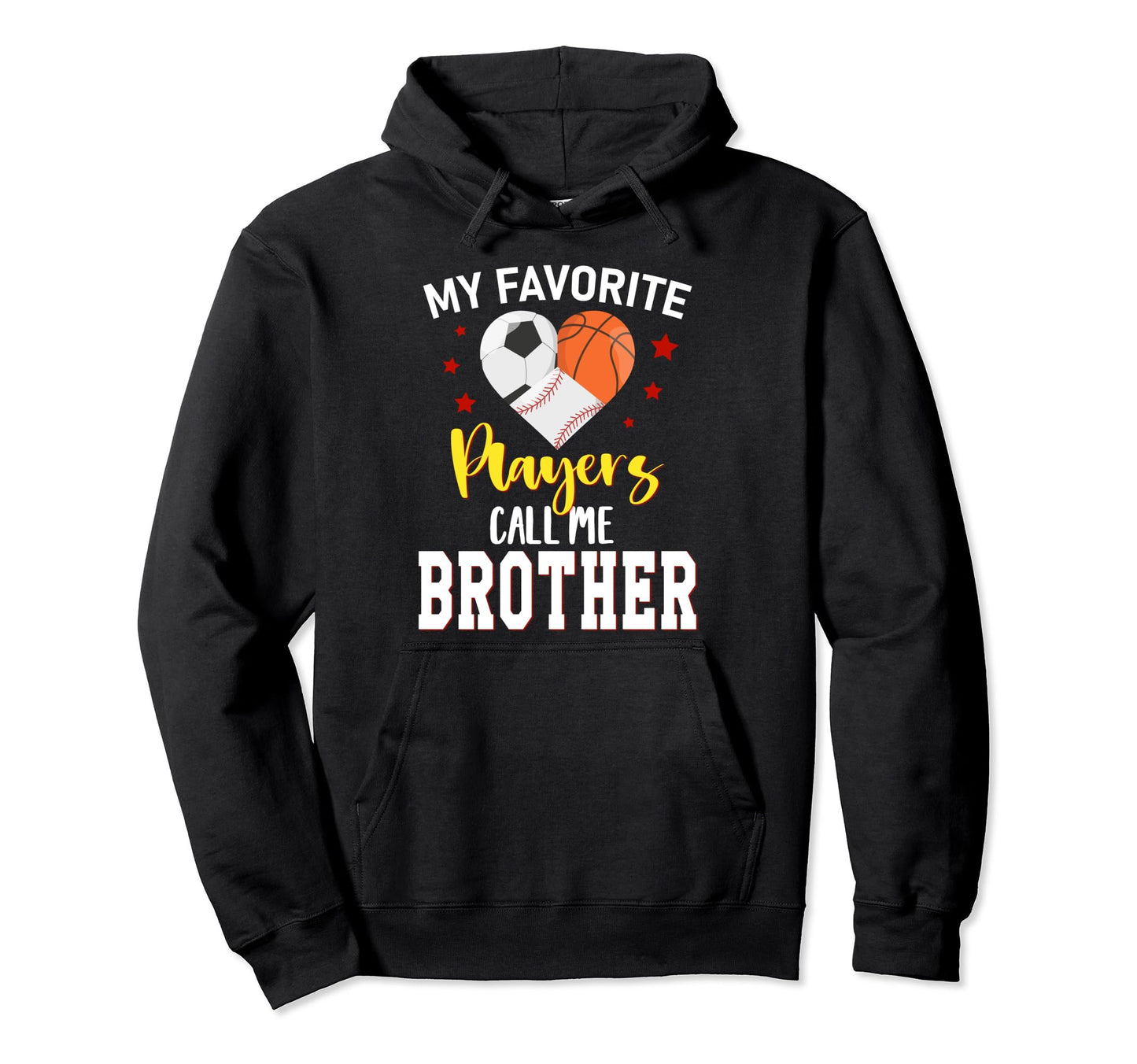 My Favorite Players Baseball Basketball Hoodie - Unique Graphic Unisex - T-Shirt, Sweatshirt, Hoodie