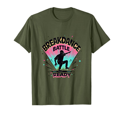 Breakdance Battle Ready 80S Street T-Shirt - Minimalist Print for Adults - T-Shirt, Sweatshirt, Hoodie