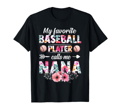 My Favorite Baseball Player Calls Me T-Shirt - Aesthetic Graphic Men Women - T-Shirt, Sweatshirt, Hoodie