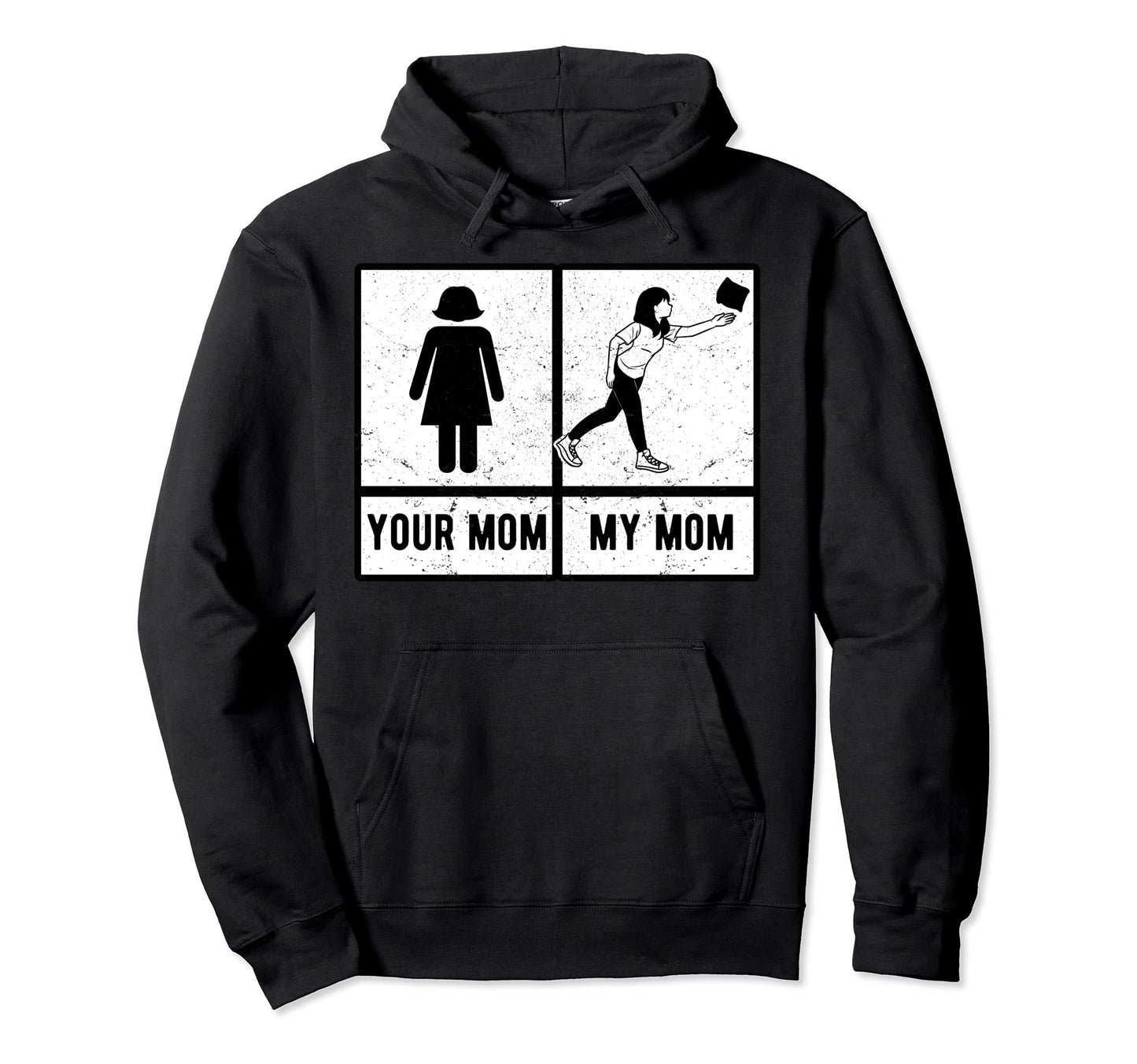 Cornhole Mom Bean Bag Game Mothers Day Hoodie - Trendy Graphic Men Women - T-Shirt, Sweatshirt, Hoodie
