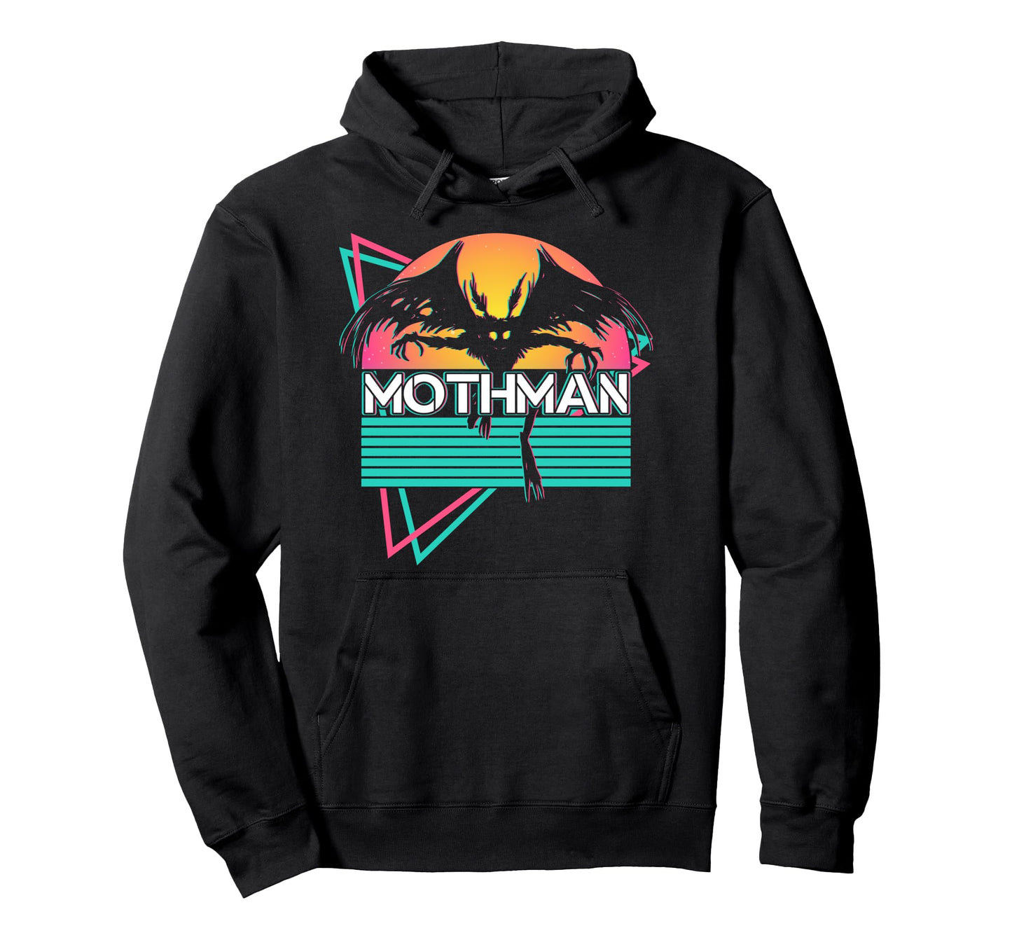 Vaporwave Aesthetic Mothman Hoodie - Trendy Graphic Men Women - T-Shirt, Sweatshirt, Hoodie