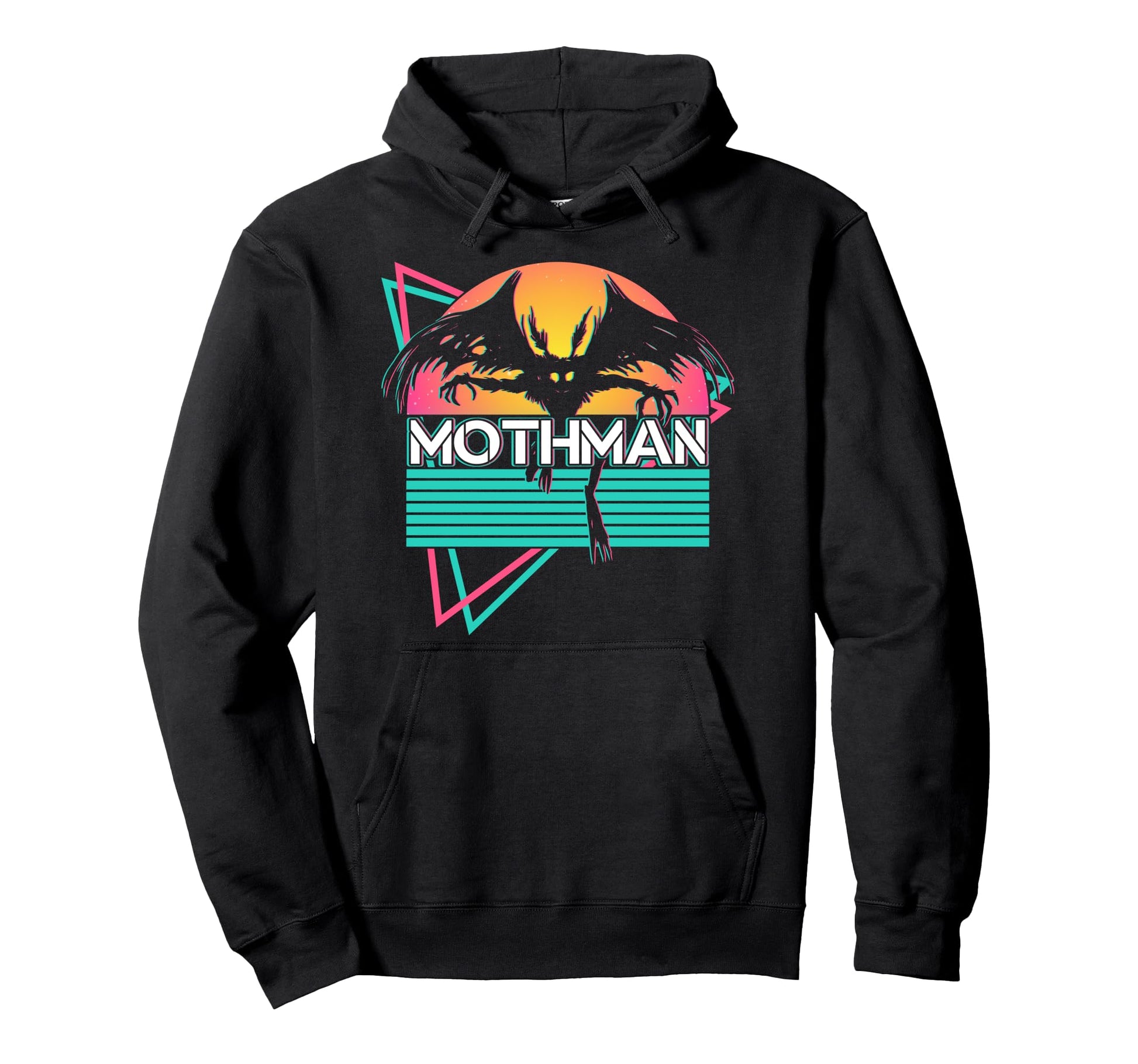 Vaporwave Aesthetic Mothman Hoodie - Trendy Graphic Men Women - T-Shirt, Sweatshirt, Hoodie