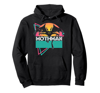 Vaporwave Aesthetic Mothman Hoodie - Trendy Graphic Men Women - T-Shirt, Sweatshirt, Hoodie