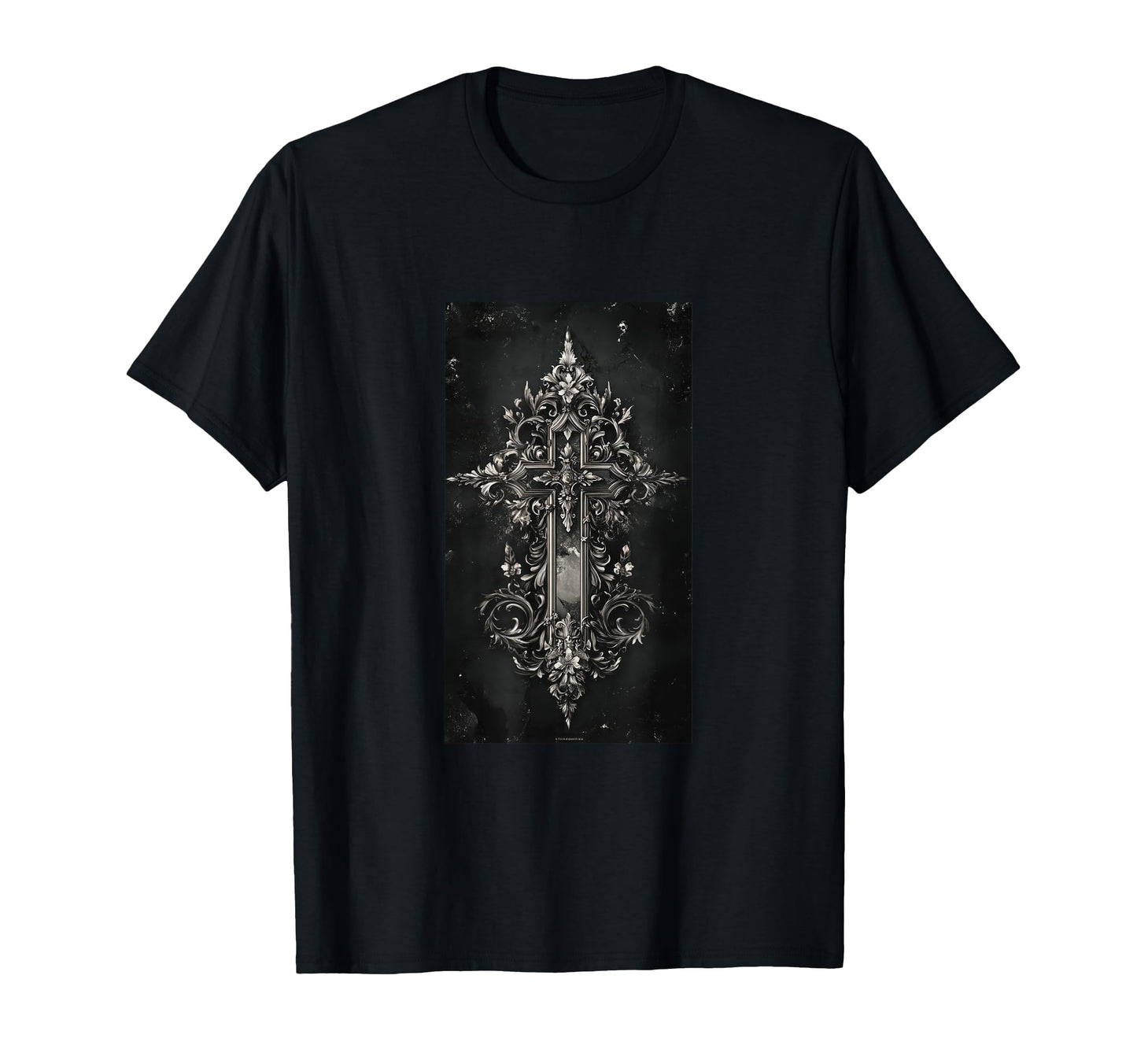 Gothic Cross Grunge Aesthetic Y2K Goth T-Shirt - Graphic Print Men Women - T-Shirt, Sweatshirt, Hoodie