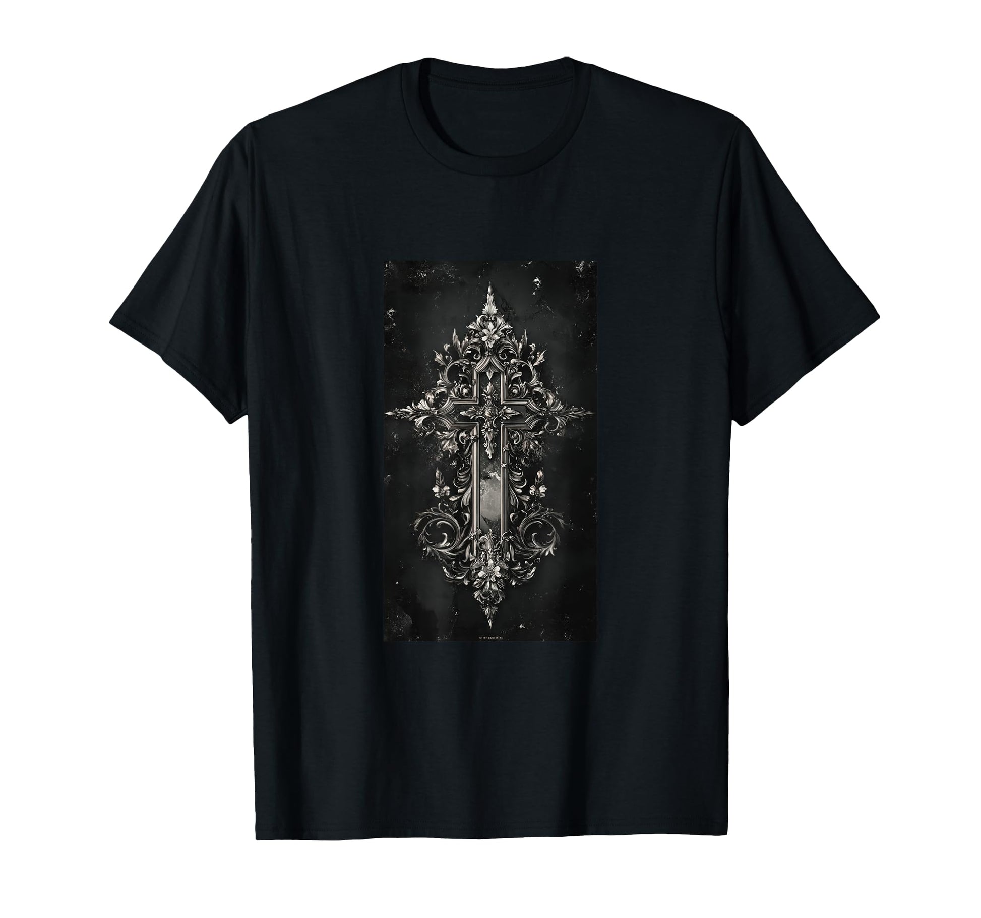 Gothic Cross Grunge Aesthetic Y2K Goth T-Shirt - Graphic Print Men Women - T-Shirt, Sweatshirt, Hoodie