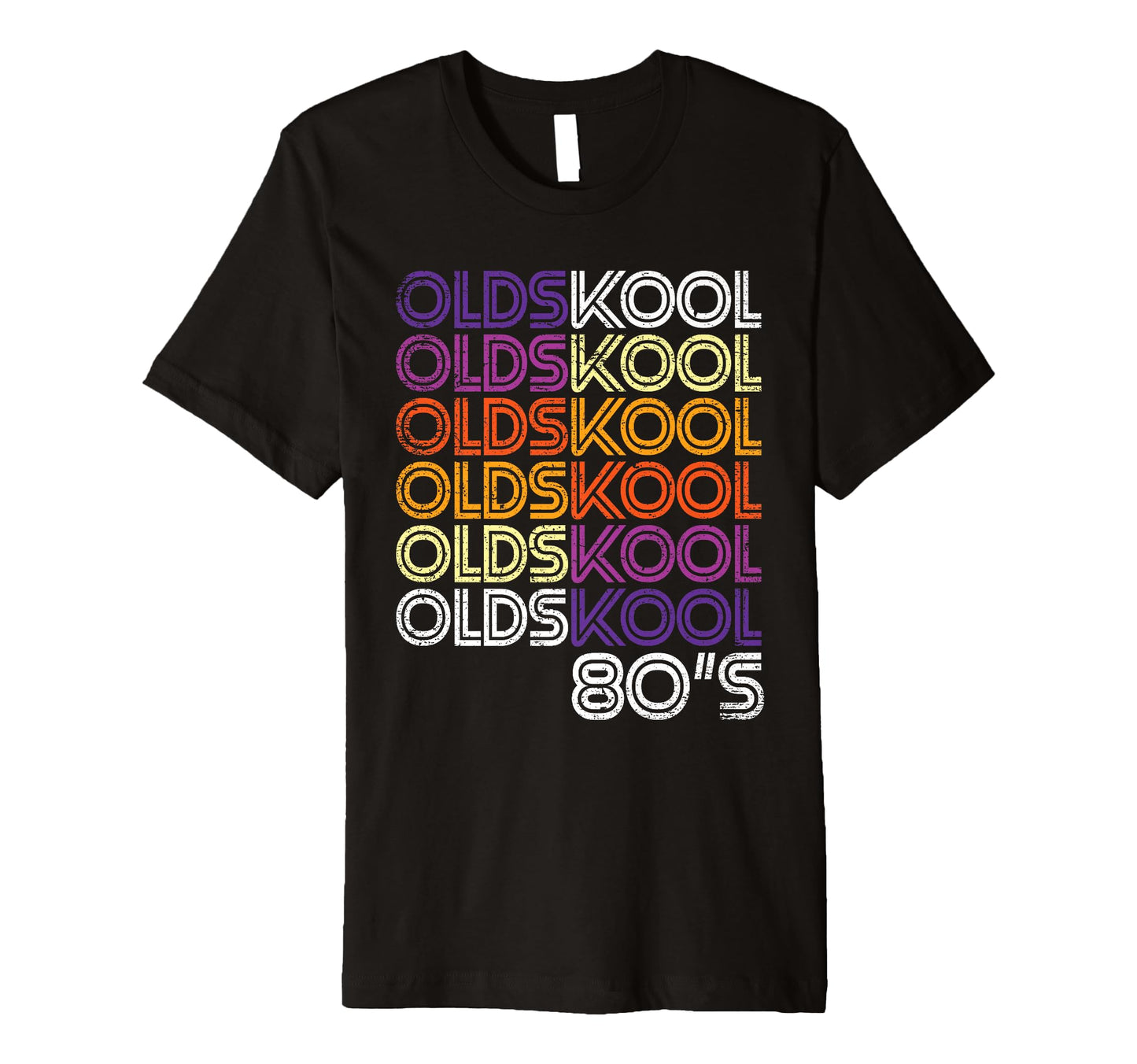 Oldskool Old School 80S Hip Hop And Rap T-Shirt - Custom Art Print Unisex - T-Shirt, Sweatshirt, Hoodie