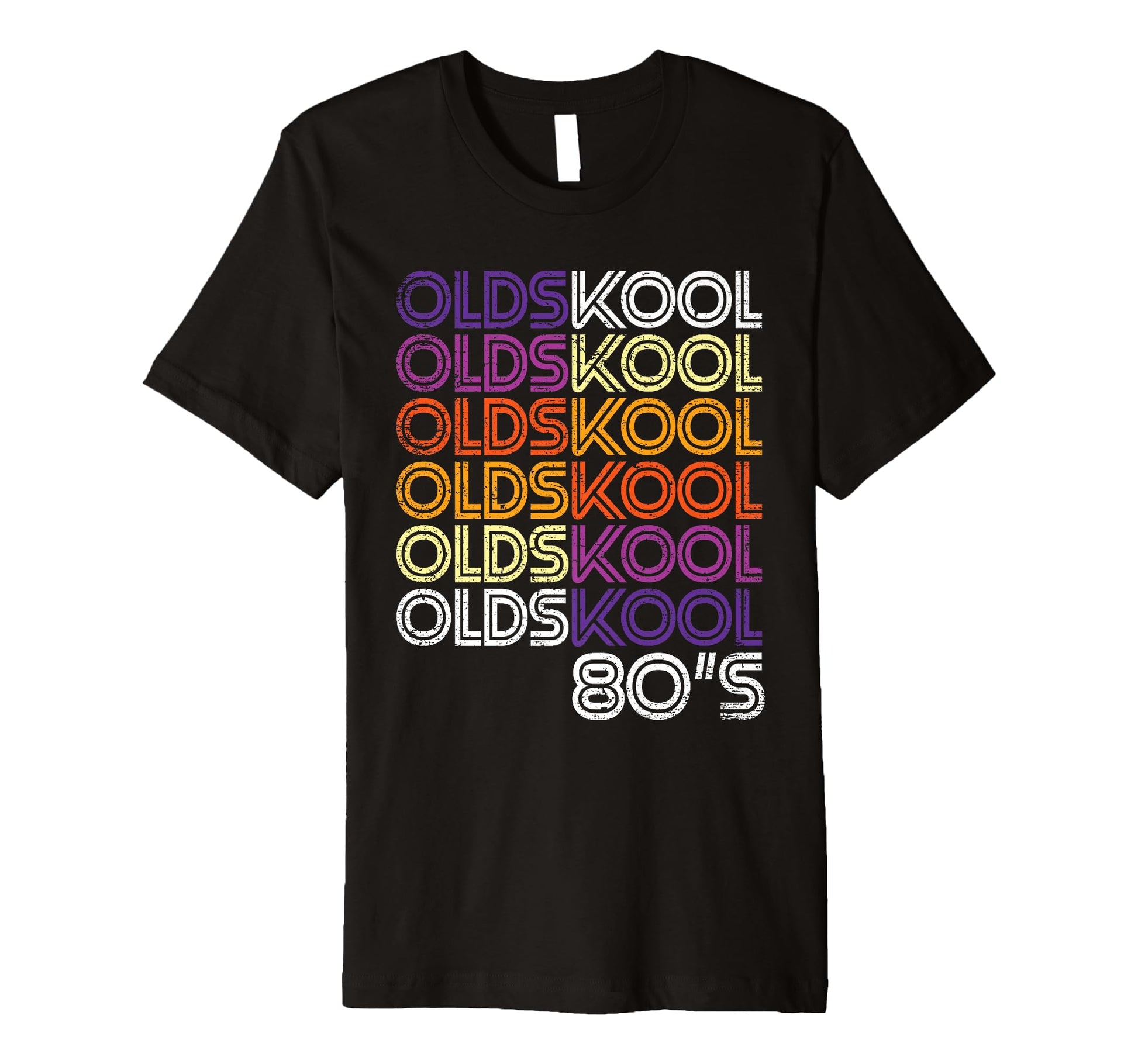 Oldskool Old School 80S Hip Hop And Rap T-Shirt - Custom Art Print Unisex - T-Shirt, Sweatshirt, Hoodie