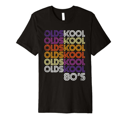 Oldskool Old School 80S Hip Hop And Rap T-Shirt - Custom Art Print Unisex - T-Shirt, Sweatshirt, Hoodie