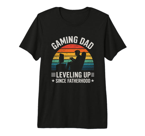 Gaming Dad Leveling Up Since T-Shirt - Aesthetic Graphic for Adults - T-Shirt, Sweatshirt, Hoodie