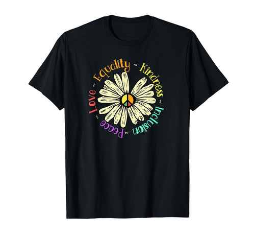 Love Peace Kindness Equality Inclusion T-Shirt - Novelty Apparel Men Women - T-Shirt, Sweatshirt, Hoodie