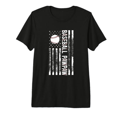 Mens Baseball Pawpaw Baseball Player T-Shirt - Custom Art Print Men Women - T-Shirt, Sweatshirt, Hoodie