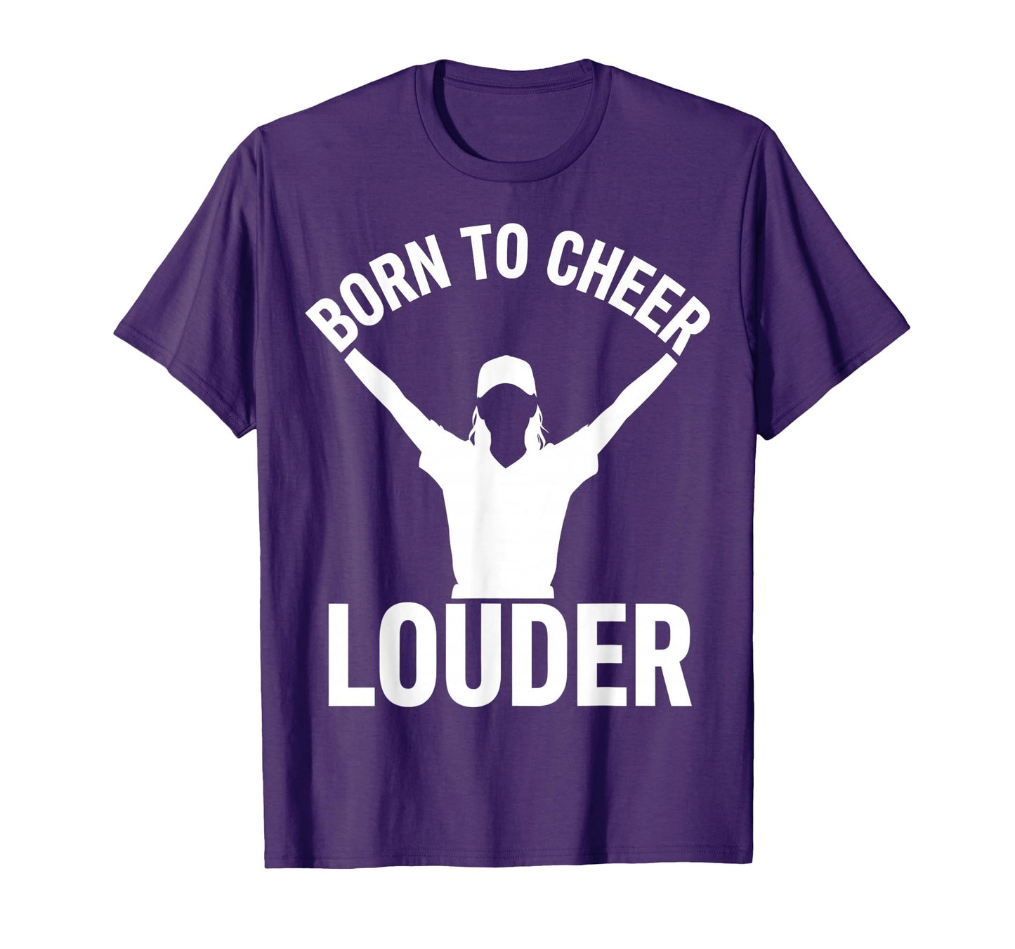 Born To Cheer Louder Baseball Mom T-Shirt - Streetwear Style Unisex - T-Shirt, Sweatshirt, Hoodie