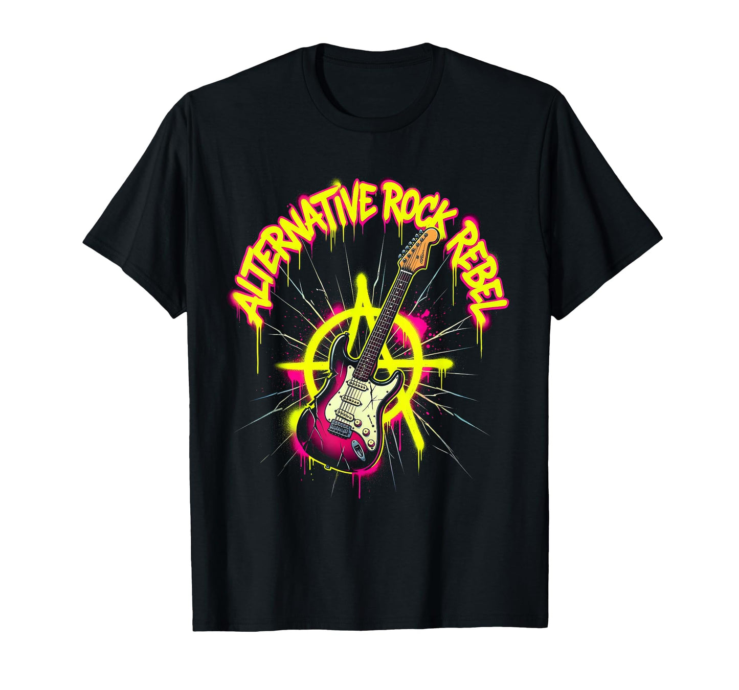 90S Alternative Rock Rebel T-Shirt - Custom Art Print Unisex - T-Shirt, Sweatshirt, Hoodie