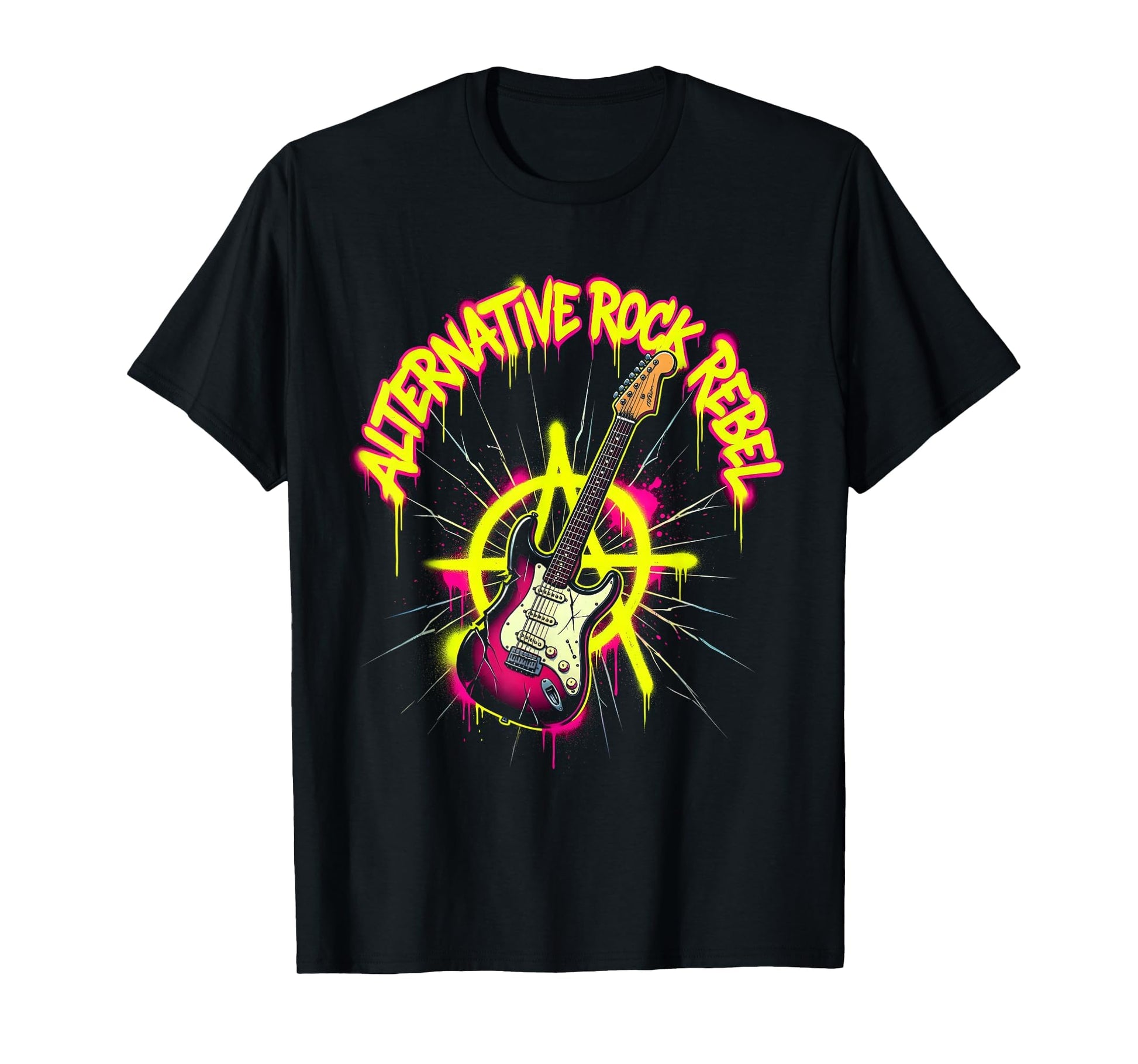 90S Alternative Rock Rebel T-Shirt - Custom Art Print Unisex - T-Shirt, Sweatshirt, Hoodie