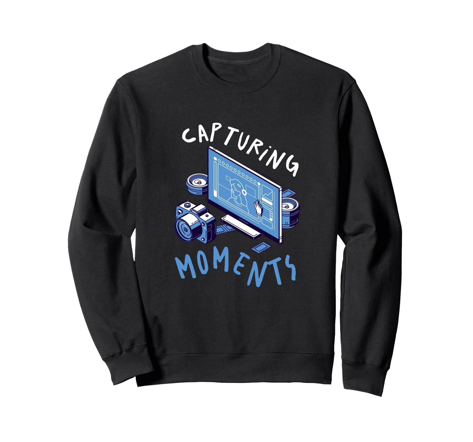 Photography Camera Snap Photo Sweatshirt - Novelty Apparel for Adults - T-Shirt, Sweatshirt, Hoodie