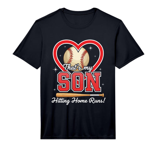 Mens Proud Baseball Parent Son T-Shirt - Casual Everyday Wear Men Women - T-Shirt, Sweatshirt, Hoodie