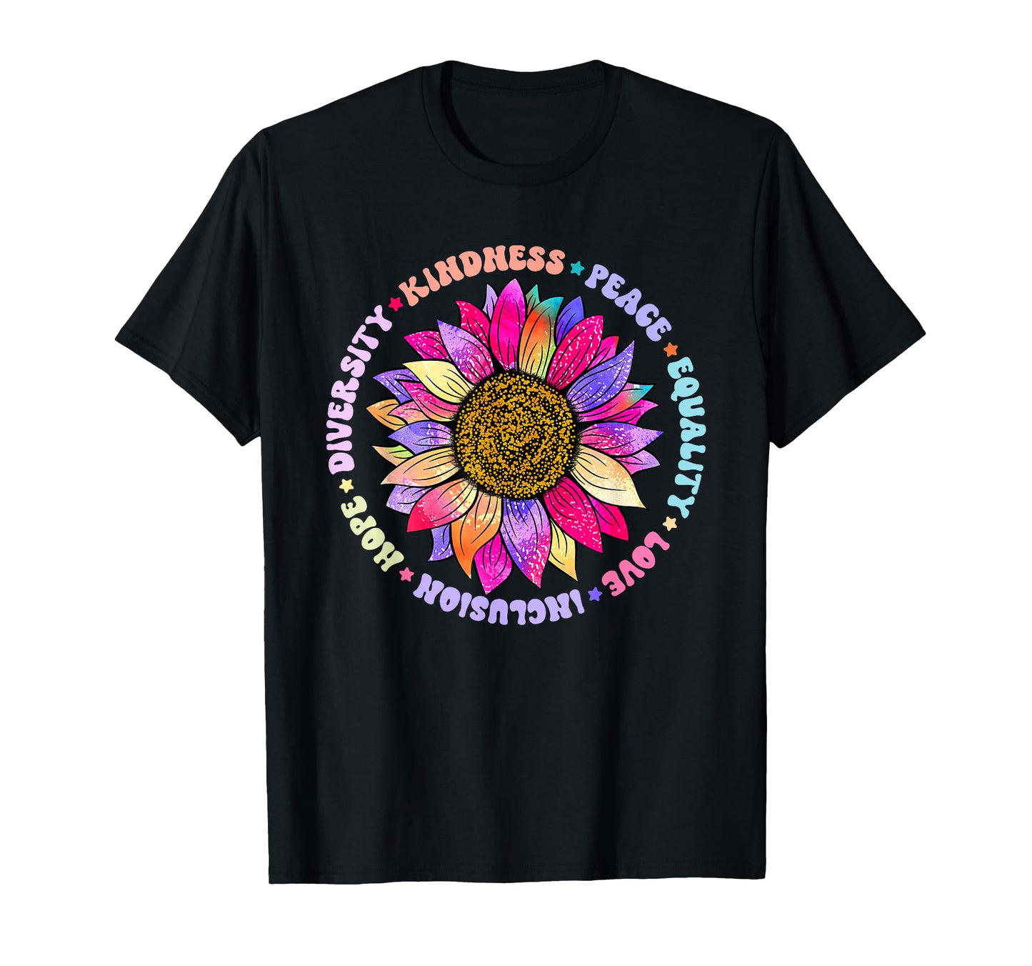 Kindness Peace Equality Love Hope T-Shirt - Minimalist Print Men Women - T-Shirt, Sweatshirt, Hoodie