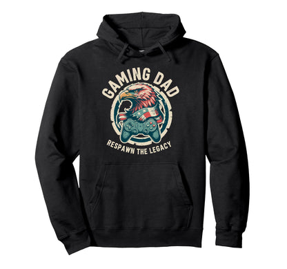 American Fathers Day Respawn Legacy Hoodie - Trendy Graphic for Adults - T-Shirt, Sweatshirt, Hoodie