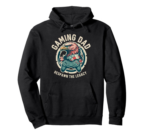 American Fathers Day Respawn Legacy Hoodie - Trendy Graphic for Adults - T-Shirt, Sweatshirt, Hoodie