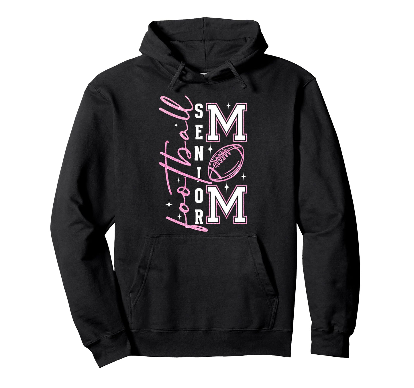 Senior Football Mom Football Mama Game Hoodie - Streetwear Style Unisex - T-Shirt, Sweatshirt, Hoodie