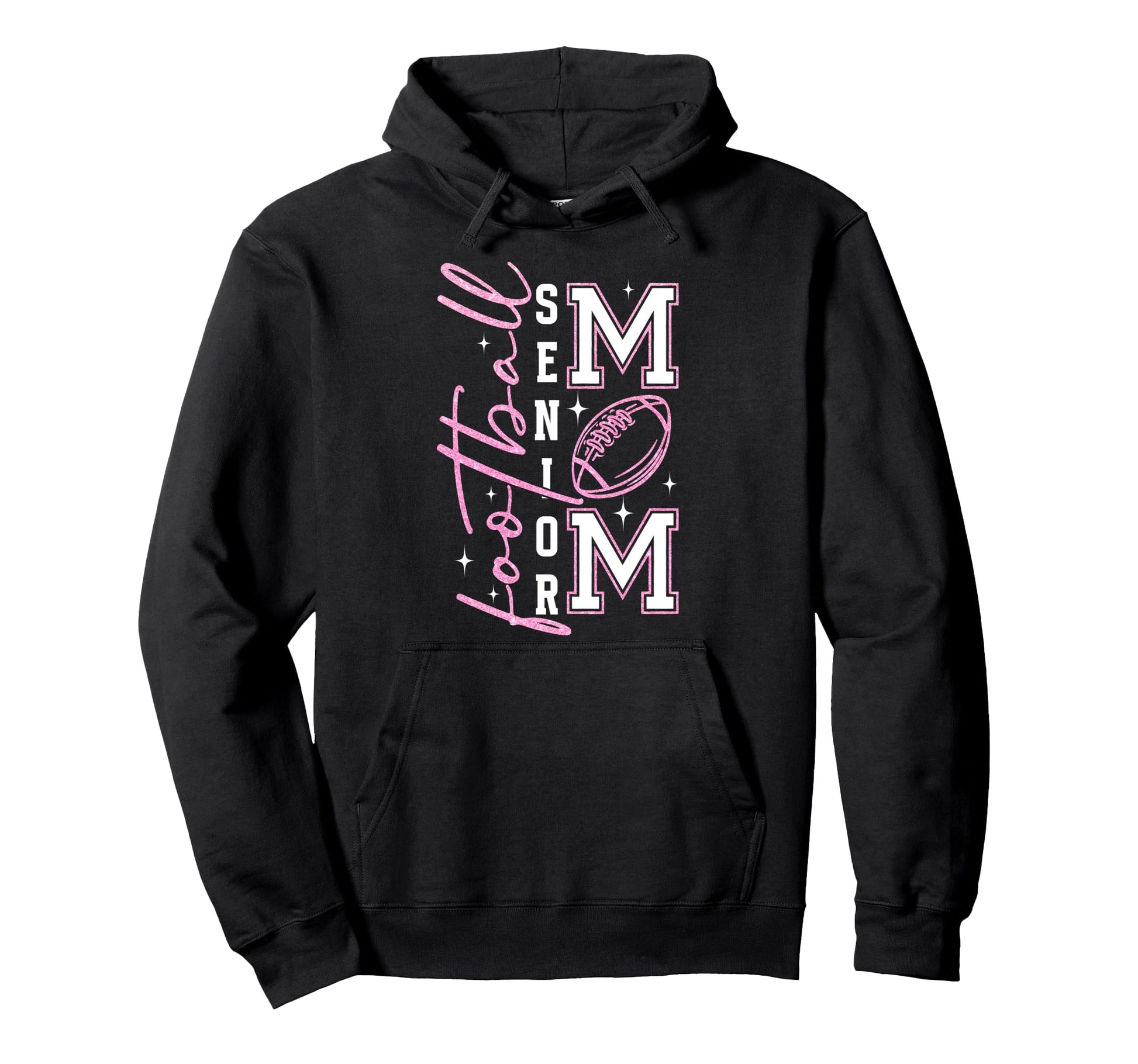Senior Football Mom Football Mama Game Hoodie - Streetwear Style Unisex - T-Shirt, Sweatshirt, Hoodie