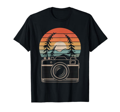 Photography Camera Sunset Photographer T-Shirt - Graphic Print for Adults - T-Shirt, Sweatshirt, Hoodie