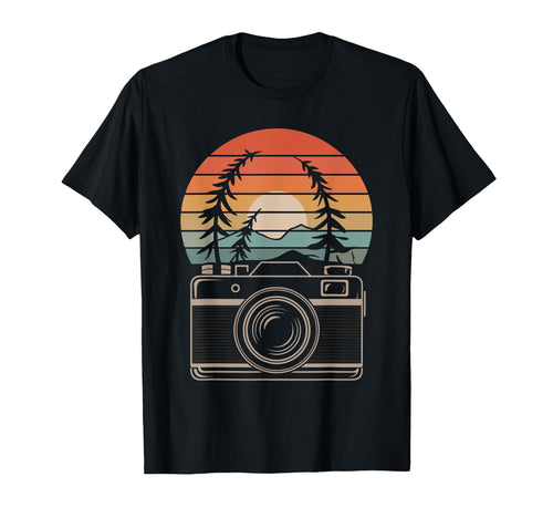 Photography Camera Sunset Photographer T-Shirt - Graphic Print for Adults - T-Shirt, Sweatshirt, Hoodie